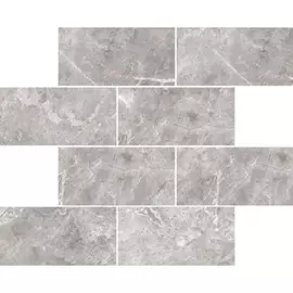 Мозаика Vitra Marmori Кирпичная кладка Каррара Белый 7х14 29x35,5 см