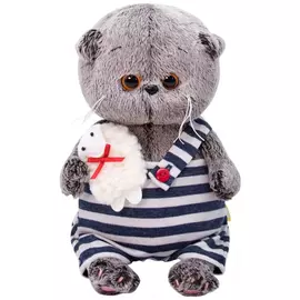 Мягкая игрушка Budi Basa Кот Басик BABY с овечкой 20 см