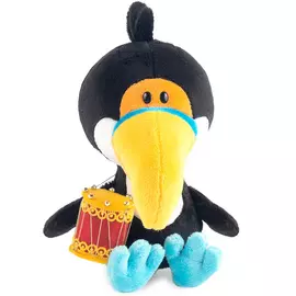 Мягкая игрушка Budi Basa Тукан Току с барабаном 15 см