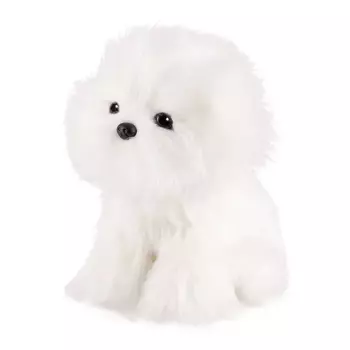 Мягкая игрушка MaxiLife Собака Бишон 20 см