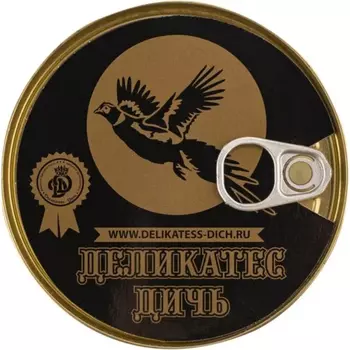 Мясо Деликатес дичь тушеное фазан 325 г