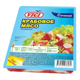 Мясо крабовое Vici охлажденное, 220 г