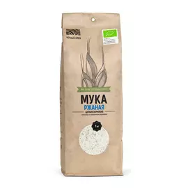 Мука ржаная Черный хлеб цельнозерновая, 1 кг