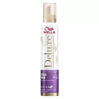 Мусс для волос Wella deluxe суперсильной фиксации насыщенный чистотой 200мл