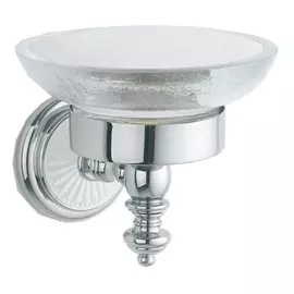 Мыльница Boheme Bianco Vogue серебряный 13х13,5х11,5 см