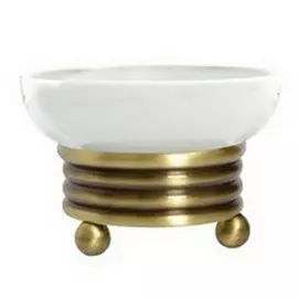 Мыльница Boheme Hermitage бронзовая 11х11х6,5 см