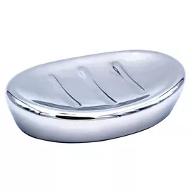 Мыльница Ridder Belly серебряная 13х9х2,8 см