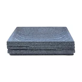 Мыльница Ridder Brick серая 11,3х11,3х2,7 см