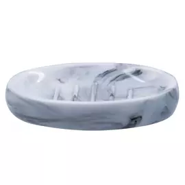 Мыльница Ridder Toscana белая 13х9,2х2,4 см