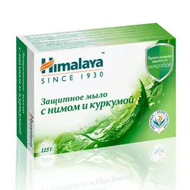 Мыло антибактериальное Himalaya с куркумой и нимом 125 г
