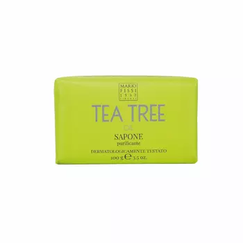 Мыло Mario Fissi 1937 Funzioniale Tea Tree Oil Очищающее C маслом Чайного Дерева 100 г