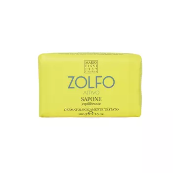Мыло Mario Fissi 1937 Funzioniale Zolfo Attivo Серное Восстанавливающее баланс 100 г