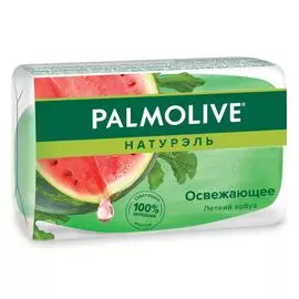 Мыло туалетное твердое Palmolive Натурэль Освежающее с летним арбузом, 90 г