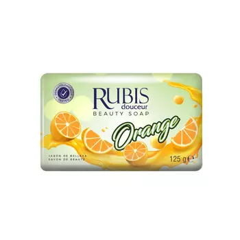 Мыло туалетное Rubis orange 125г