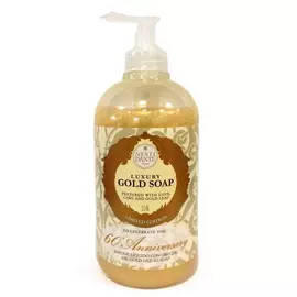 Мыло жидкое юбилейное золотое 500 мл Nesti dante