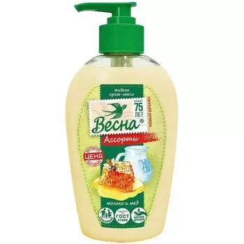 Мыло жидкое Весна Молоко и мёд 280 мл