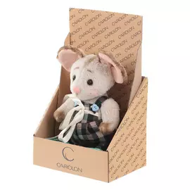 Мышонок Carolon Тедди из вискозы, 18-25 см
