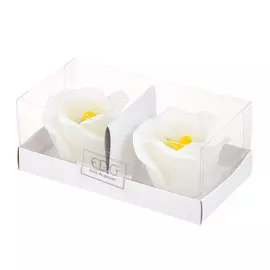 Набор 2 свечи Edg lisantus 7см белая