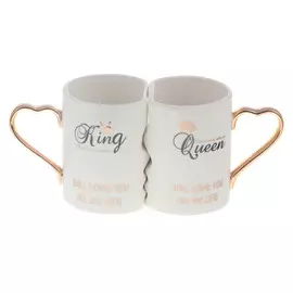 Набор 2х кружек Eco cup king+queen 325мл