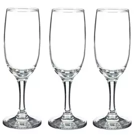 Набор 3-х фужеров для шампанского Pasabahce Bistro 180 мл
