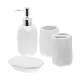 Набор аксессуаров для ванной Hengfei белый из 4 предметов