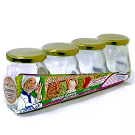 Набор банок для специй LarangE 626-058 260 мл 4 шт