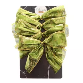 Набор бантов Kaemingk 10х10 см 4 шт