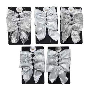 Набор бантов Kaemingk 4шт 10х10 см в ассортименте