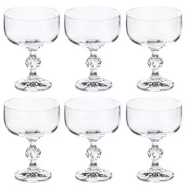 Набор бокалов Crystal Bohemia Claudia 200 мл 6 шт