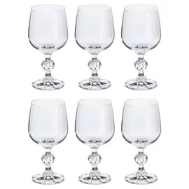 Набор бокалов Crystal Bohemia Claudia 230 мл 6 шт