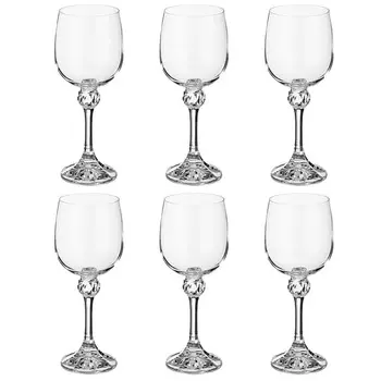 Набор бокалов Crystalex Джулия 230 мл гладкое бесцветное 6 шт