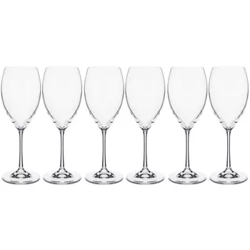 Набор бокалов Crystalex София для вина 6х390 мл