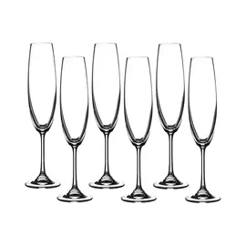 Набор бокалов Crystalite Bohemia Fulica flute 6 шт