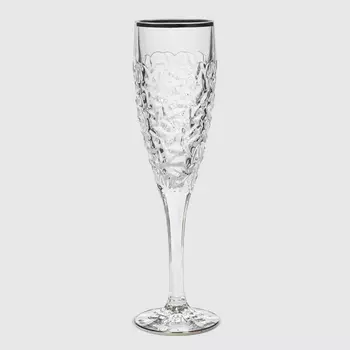 Набор бокалов для шампанского Bohemia Jihlava Nicolette платина 180 мл 6 шт