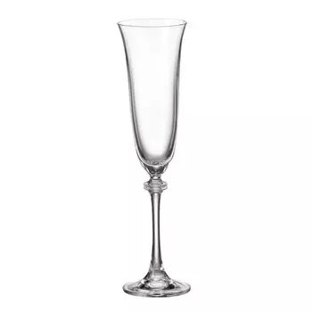 Набор бокалов для шампанского Crystalite Bohemia Asio 190 мл 6 шт