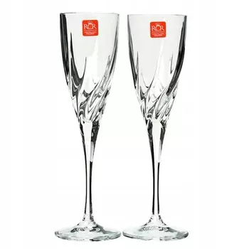 Набор бокалов для шампанского RCR Twist 2х200мл