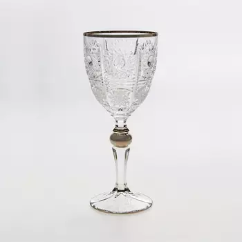 Набор бокалов для вина Bohemia Jihlava 500PK платиновый шар 260 мл 6 шт