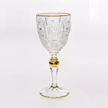 Набор бокалов для вина Bohemia Jihlava 500PK золотой шар 260 мл 6 шт