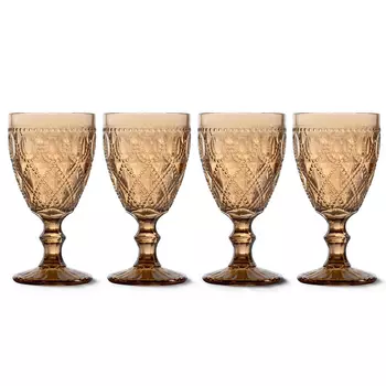 Набор бокалов для вина WD Lifestyle Dubai янтарный 400 мл