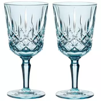 Набор бокалов Nachtmann Noblesse Colors для вина голубой 2 шт 355 мл