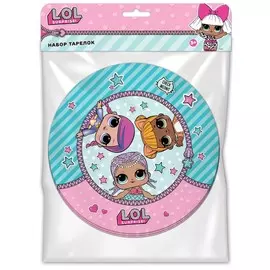 Набор бумажных тарелок ND Play Lol. 6шт d180 мм