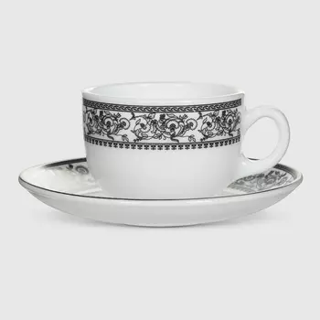 Набор чайных пар La Opala Persian grey 6 персон 12 предметов