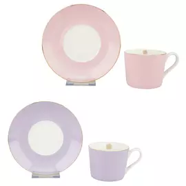 Набор чайных пар Top art Империал Лавандовый &amp; Чайной розы 250мл 2шт