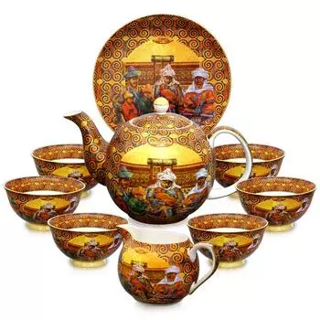 Набор чайный Empire семья 9 предметов на 6 персон