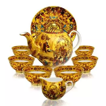 Набор чайный Empire Шелковый путь 9 предметов на 6 персон