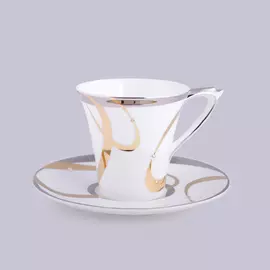 Набор чайный пар Hankook/Prouna Аврора с кристаллами Swarovski 250 мл 2 шт