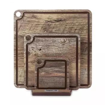 Набор ComposeEat из 3-х досок на подставке дуб мореный (NPG30634KL6)