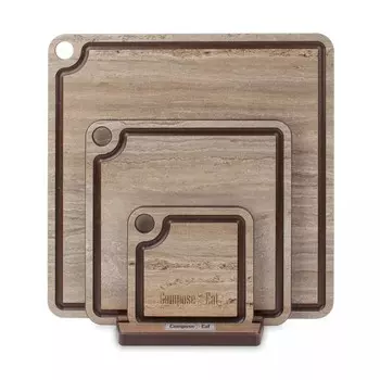 Набор ComposeEat из 3-х досок на подставке травертин капучино (NPG30406KL6)