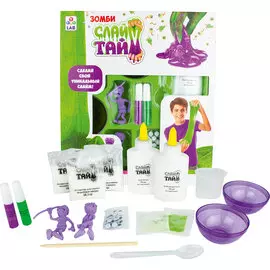 Набор для слайма 1TOY Слайм Тайм Зомби