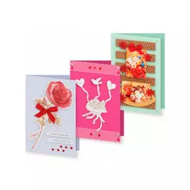 Набор для создания открыток Белоснежка "Нежный букет"